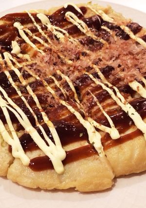 キャベツたっぷり！BIGなお好み焼き-レシピのメイン写真