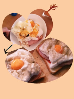 ふわっ♪とろっ♪チーズエッグトースト★-レシピのメイン写真