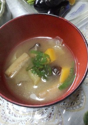 コリンキーの味噌汁-レシピのメイン写真