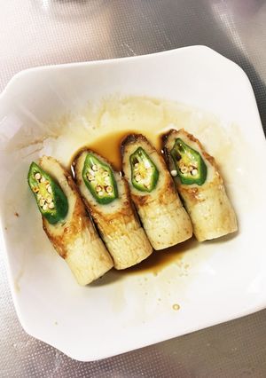 レンジで超簡単！ちくわオクラ甘醤油-レシピのメイン写真
