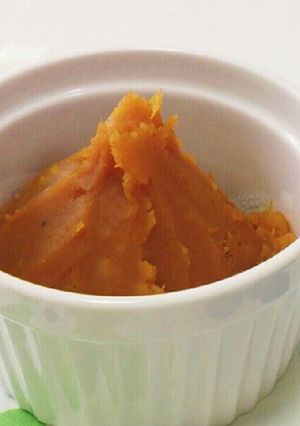 かぼちゃの煮付けをかぼちゃ餡にリメイク-レシピのメイン写真