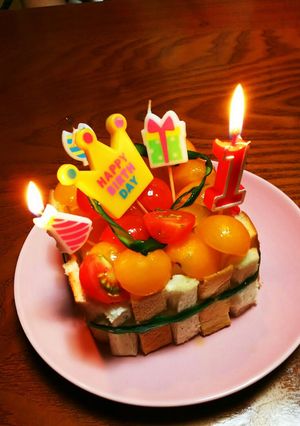食パン野菜ケーキ（シャルロット風）離乳食-レシピのメイン写真
