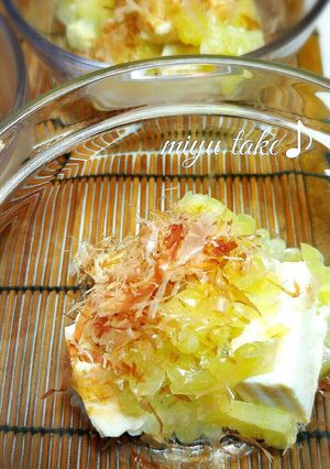 ゴーヤと豆腐の白だし和え♪-レシピのメイン写真