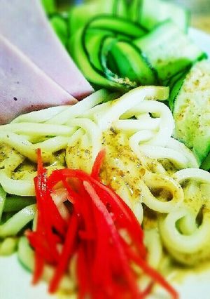 サラダうどん-レシピのメイン写真