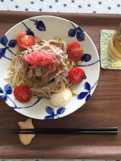 サッパリ!牛しゃぶ☆冷やし中華-レシピのメイン写真