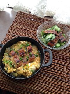 うな玉丼と うなぎの酢の物-レシピのメイン写真