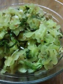 薬味たっぷり♪ゴーヤのさっぱりあえ物-レシピのメイン写真