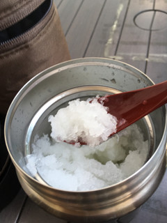外でカキ氷♪ フードコンテナの使い道-レシピのメイン写真