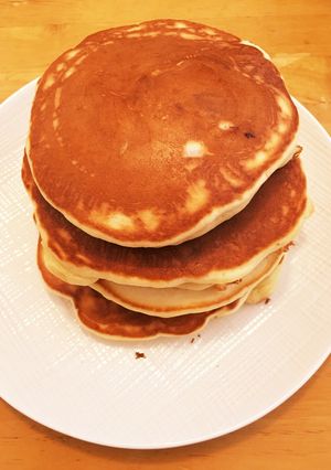 お昼のホットケーキ-レシピのメイン写真