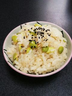 枝豆の炊き込みご飯-レシピのメイン写真