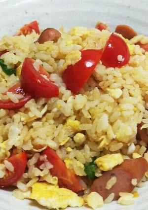 トマタマチャーハン【トマトと卵】-レシピのメイン写真