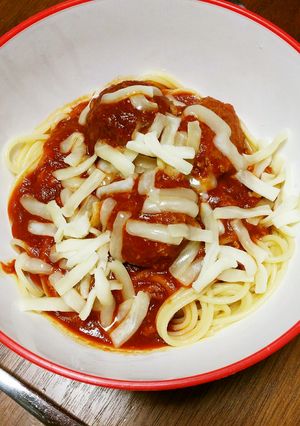 ミートボールスパゲティ-レシピのメイン写真