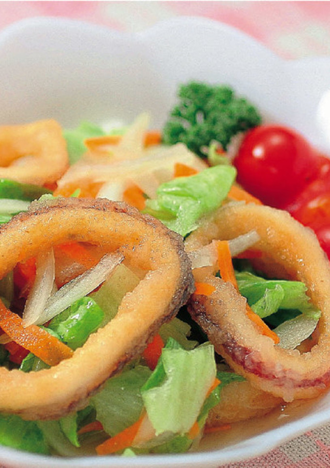 いかから揚げと野菜のマリネ-レシピのメイン写真