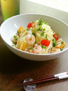 えびとレタスのごまだれ冷し中華-レシピのメイン写真