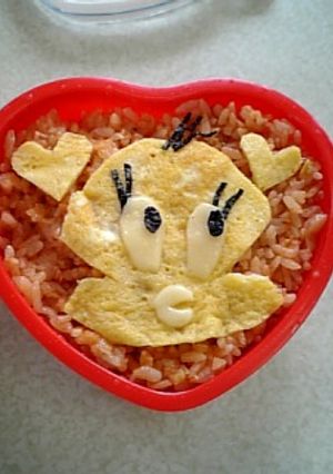 かんたんキャラ弁♪トゥイーティー-レシピのメイン写真