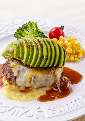 とろける♪アボカドチーズハンバーグ-レシピのメイン写真