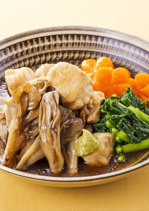 鶏むね肉とまいたけのほっこり煮物-レシピのメイン写真