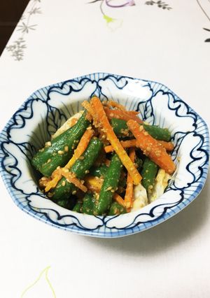 インゲンの胡麻和え-レシピのメイン写真