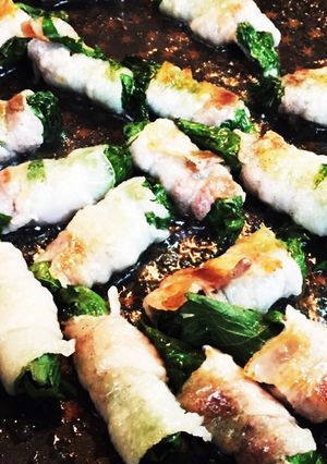 超簡単！豚バラ薄切り肉の青しそ巻き-レシピのメイン写真