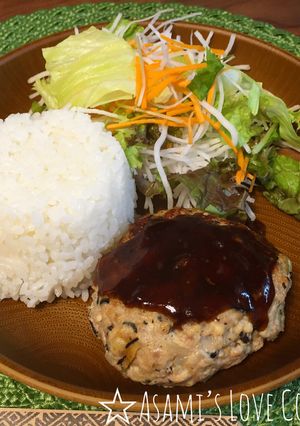 水切り不要☆ひじき入り豆腐ハンバーグ-レシピのメイン写真