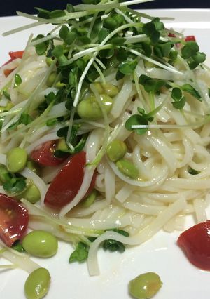 ペペロンチーノな冷やしうどん-レシピのメイン写真