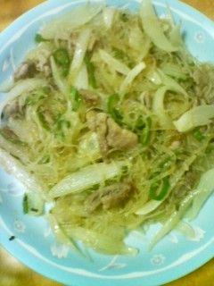 豚肉と春雨の中華炒め-レシピのメイン写真
