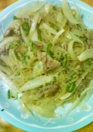 豚肉と春雨の中華炒め-レシピのメイン写真