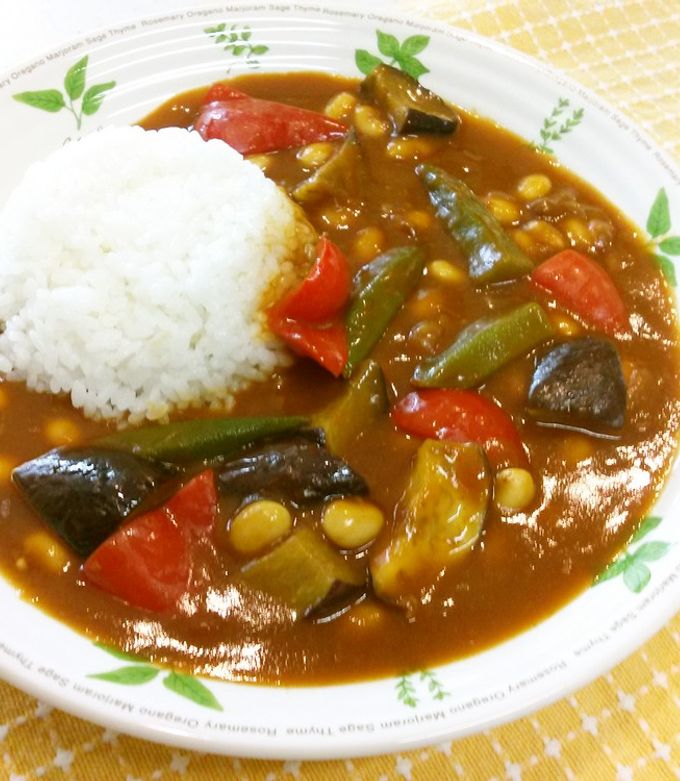 ベジ♪レンジでできる簡単夏野菜カレー-レシピのメイン写真