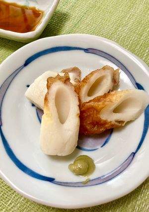 お刺身っぽい♪わさび醤油で生ちくわ-レシピのメイン写真