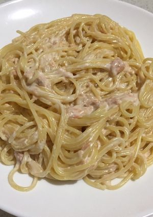 簡単！鮭クリームパスタ♬*.+゜-レシピのメイン写真