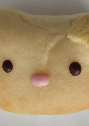 白パンで★キティちゃん★-レシピのメイン写真