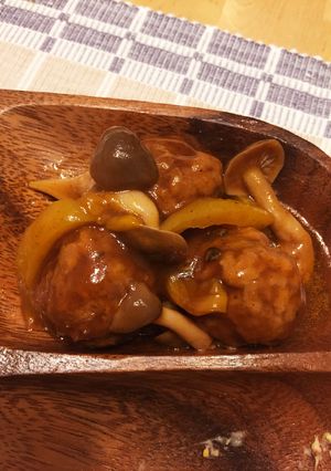 とろとろ♡きのこソースのミートボール-レシピのメイン写真