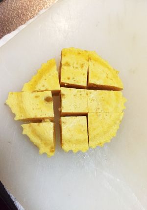 黄身とレバーの蒸し焼き（離乳食）-レシピのメイン写真