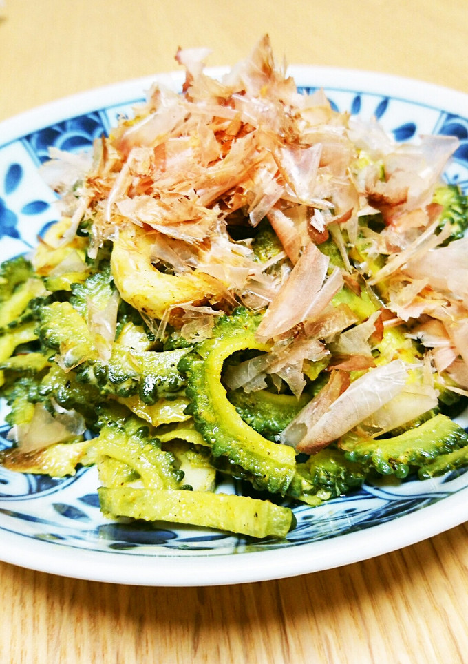 ゴーヤと焼きちくわのマヨソテーカレー風味-レシピのメイン写真