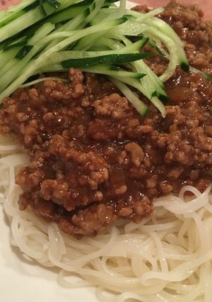 旨辛ジャージャー麺 (うどん素麺でも)-レシピのメイン写真