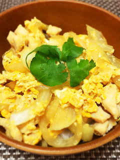 簡単ヘルシー♡ササミで基本の親子丼-レシピのメイン写真