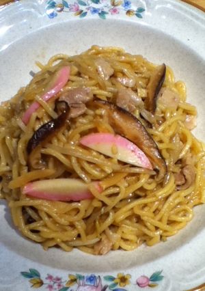 簡単!我が家の甘辛ちゃんぽんめん-レシピのメイン写真