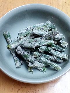 インゲンのマヨ×ゴマ-レシピのメイン写真