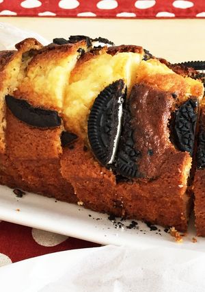 バター不要！オレオしっとりパウンドケーキ-レシピのメイン写真