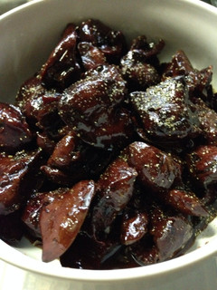 鶏肝の照り煮 ー山椒風味ー-レシピのメイン写真