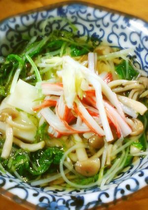 電子レンジで火を使わず・簡単☆冷やし雑煮-レシピのメイン写真
