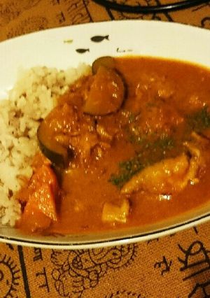 夏野菜のスパイシーインドカレー-レシピのメイン写真
