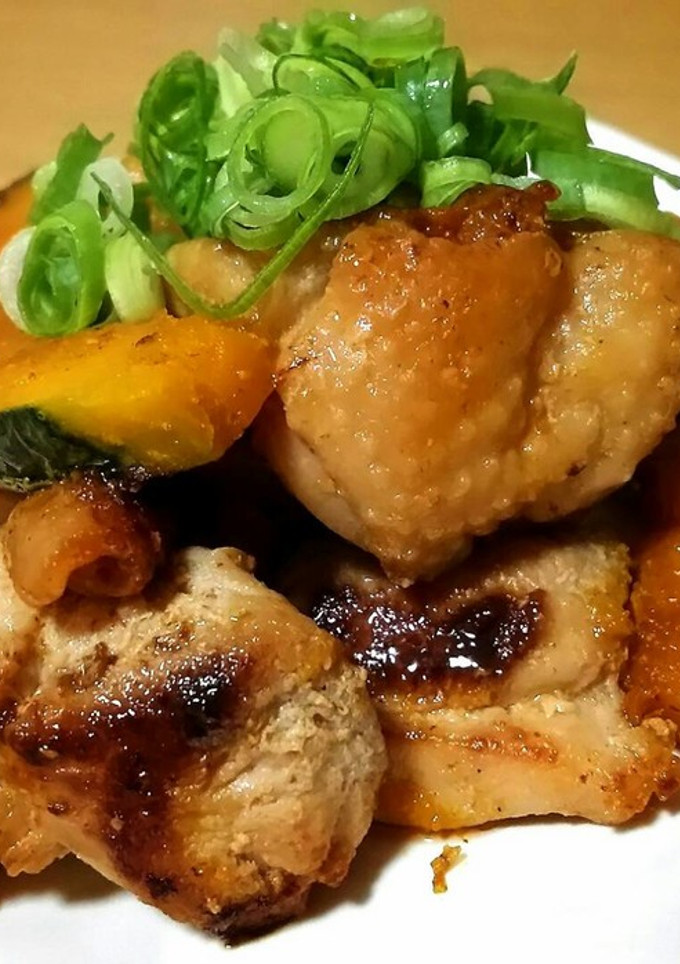うまうまっ♪鶏肉とかぼちゃの中華風炒め-レシピのメイン写真