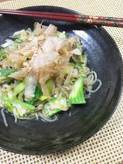 オクラとみょうがの和風しらたき炒め-レシピのメイン写真