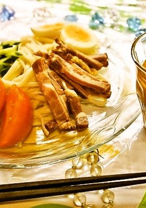 絶品！冷やしうどんの坦々風ウマ辛つゆ-レシピのメイン写真
