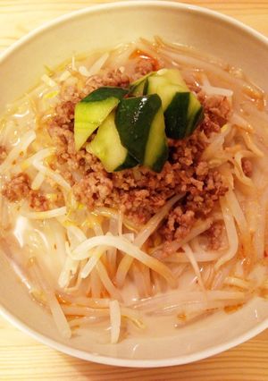 豆乳で坦々麺風！-レシピのメイン写真