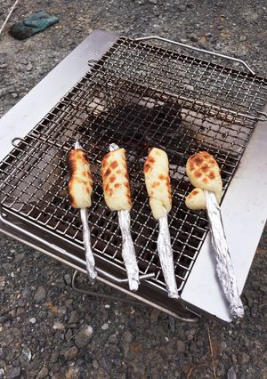 直火焼き バーベキュー パン 子供と作る-レシピのメイン写真
