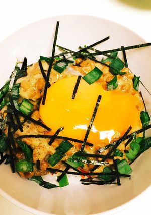 まじでハマるよ納豆キムチ卵かけごはん-レシピのメイン写真