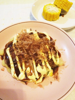 豆苗&チーズを使ったお好み焼き☆-レシピのメイン写真