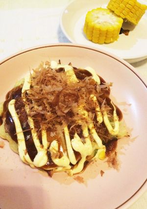豆苗&チーズを使ったお好み焼き☆-レシピのメイン写真